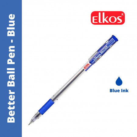 Elkos Better Ball Pen - Blue
