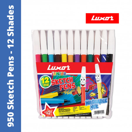 Luxor 950 Sketch Pen - 12 Shades