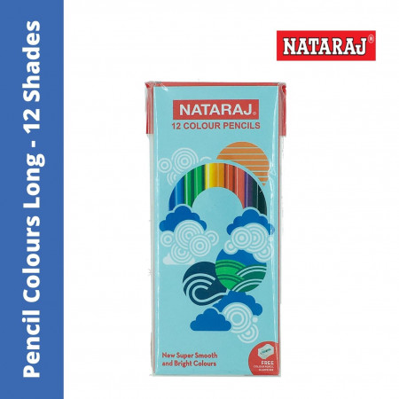 Nataraj Pencil Colours Long - 12 Shades