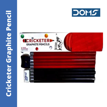Cricketer Graphite Pencil - Pack of 10 Pencils