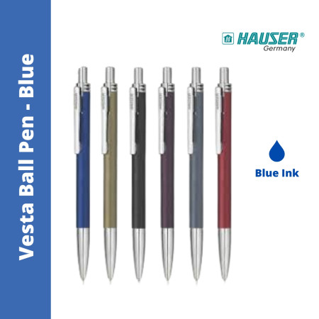 Hauser Vesta Ball Pen - Blue