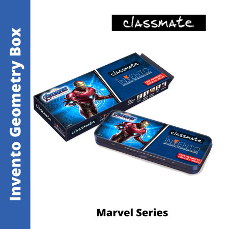 Classmate Invento Geometry Box - Marvel Series (4010002) - New