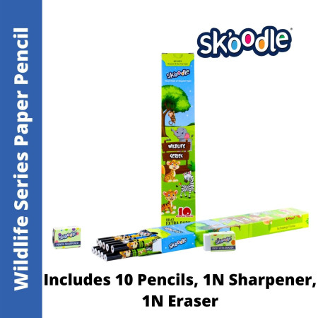 Skoodle Wildlife Series Paper Pencil (SK50104)