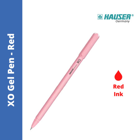 Hauser XO Gel Pen - Red