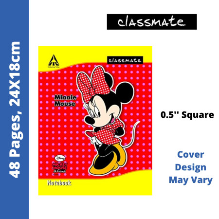 Classmate Notebook - Square 0.5'', 48 Pages, 24x18 cm (2001030)