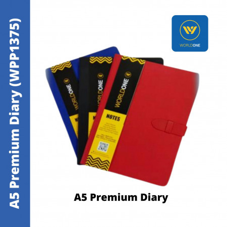 WorldOne A5 Premium Diary (WPP1375) - New
