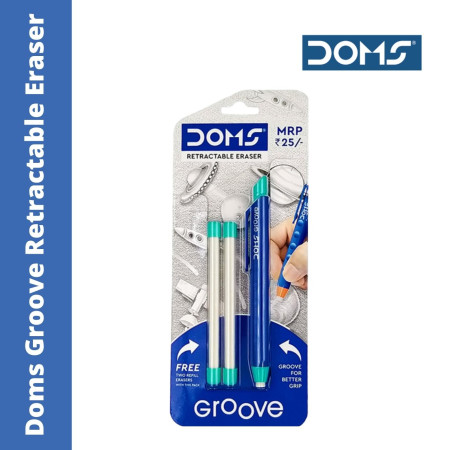 Doms Groove Retractable Eraser