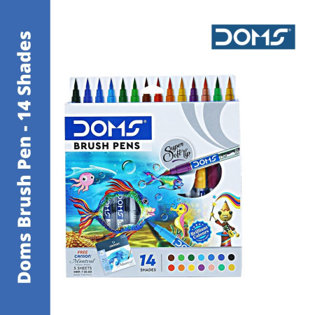 Doms Brush Pen - 14 Shades