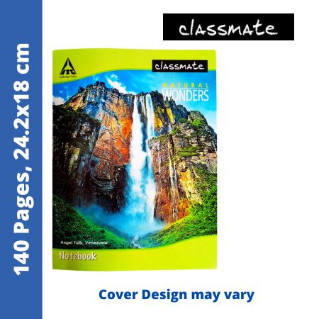 Classmate Notebook - 140 Pages, 24x18 cm - New