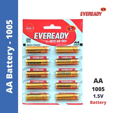 Eveready AA Battery - (1005, Gold) - New