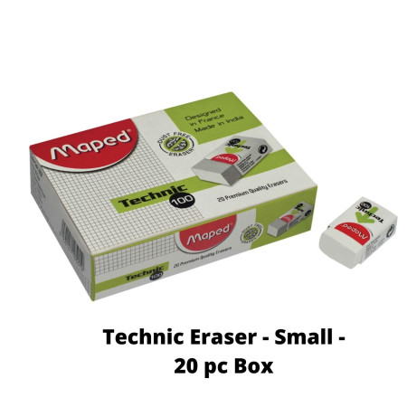 Maped Technic 100 Eraser - 20 pc Box (110521)