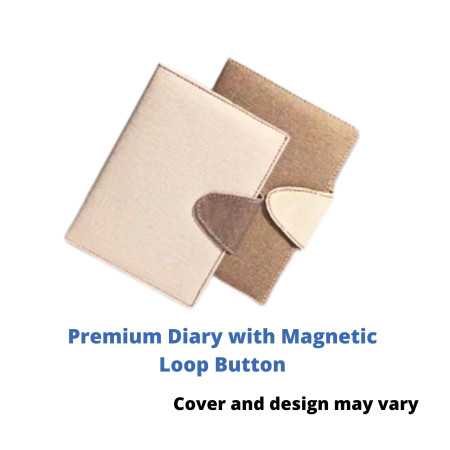 Today's Metro Premium Diary with Magnetic Loop Button (248)