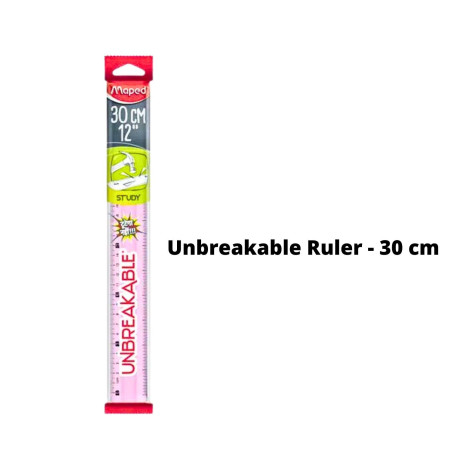 Maped Unbreakable Ruler - 30 cm (245621)