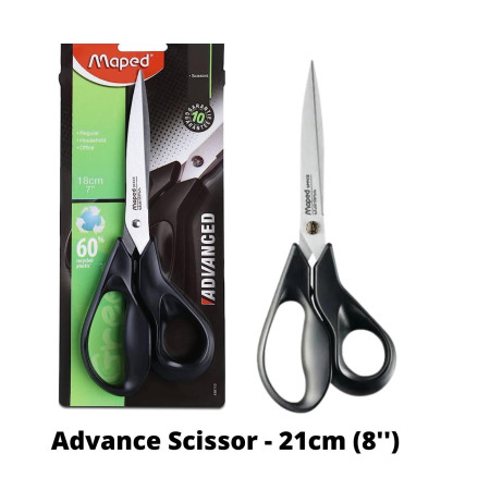 Maped Advance Green Scissor - 21 cm (8'') (499110)