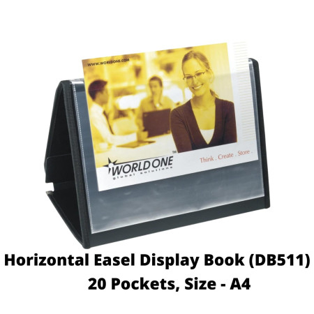 WorldOne Display Book - A4, 20 Pockets (DB511H)