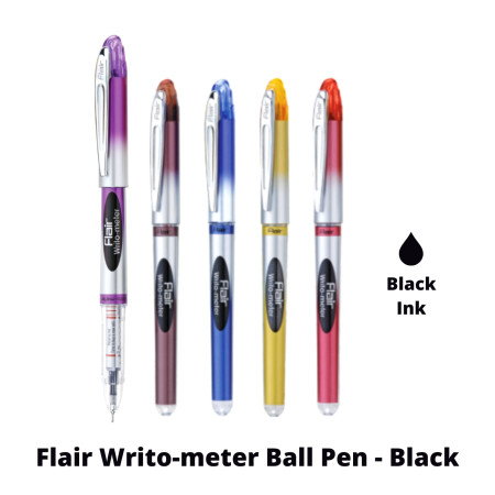 Flair Writo-meter Ball Pen - Black