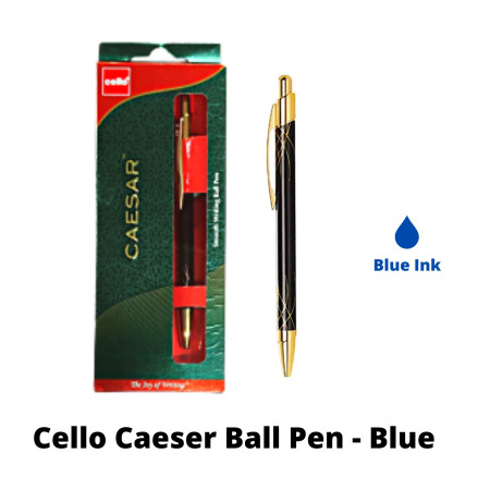 Cello Caeser Ball Pen - Blue
