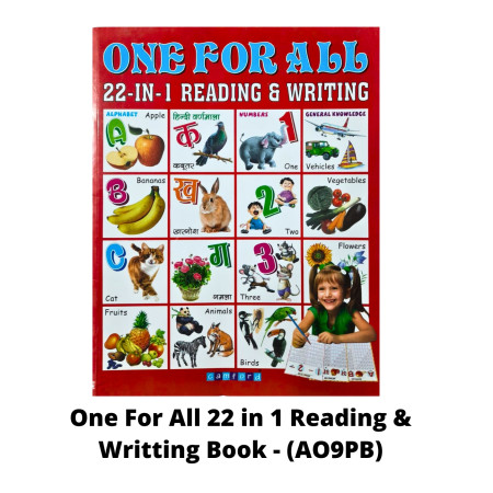 One For All 22 in 1 Reading & Writting Book - (AO9PB)