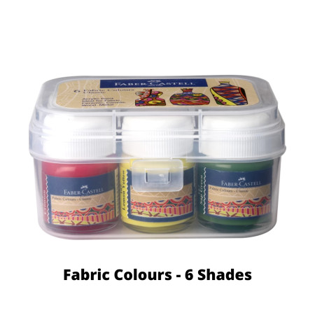 Faber Castell Fabric Colours - 6 Shades