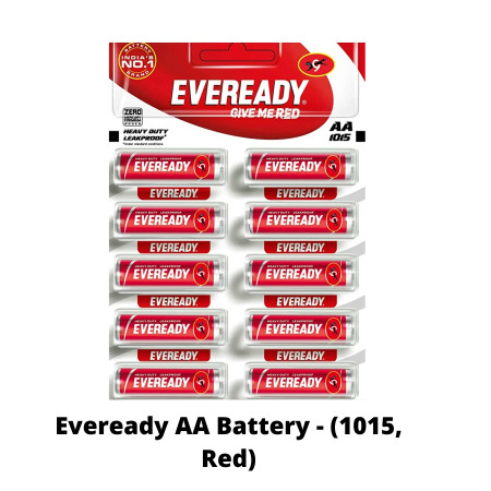 Eveready AA Battery - (1015, Red)