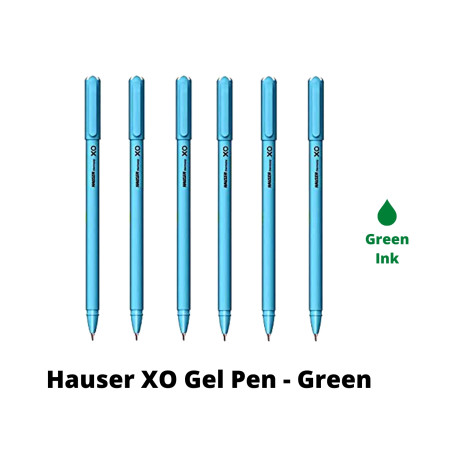 Hauser XO Gel Pen - Green