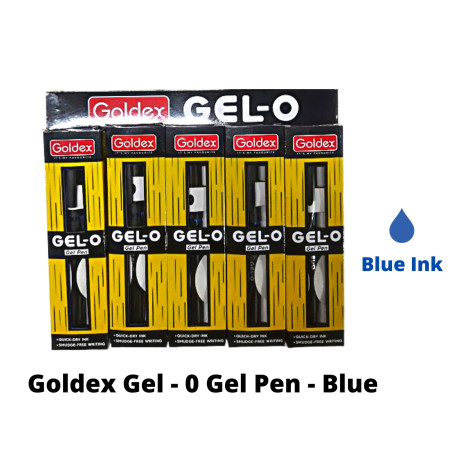 Goldex Gel - O Gel Pen - Blue