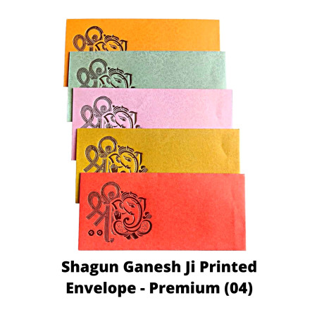 Shagun Ganesh Ji Printed Envelope - Premium (04)