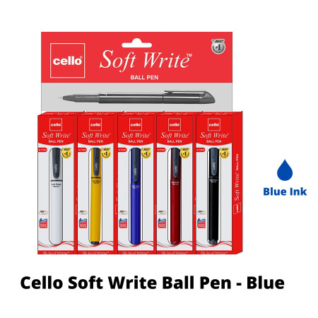 Cello Soft Write Ball Pen - Blue