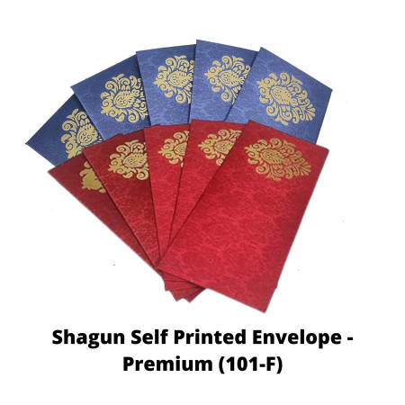 Shagun Self Printed Envelope - Premium (101-F)