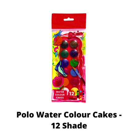 Polo Water Colour Cakes - 12 Shade
