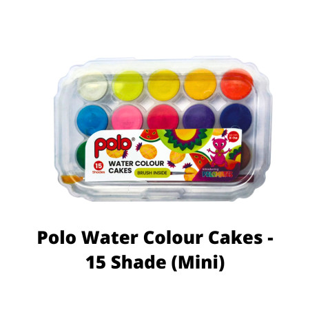 Polo Water Colour Cakes - 15 Shade (Mini)