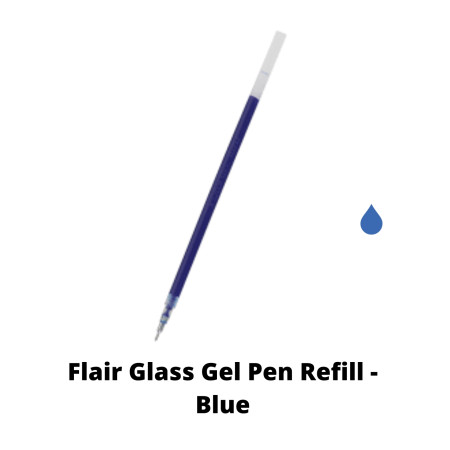 Flair Glass Gel Pen Refill - Blue