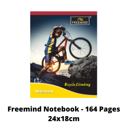 Freemind Notebook - 164 Pages, 24x18cm