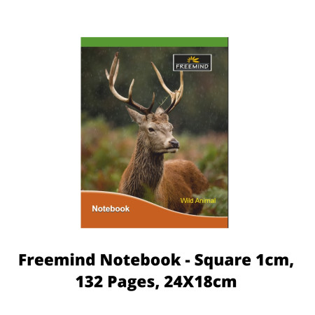 Freemind Notebook - Square 1cm, 132 Pages, 24X18cm (700173)