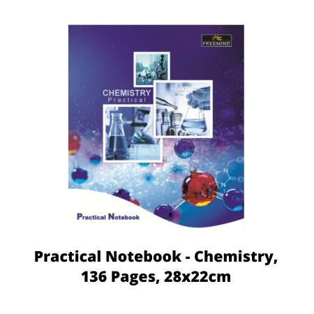 Freemind Practical Notebook - Chemistry, 136 Pages, 28x22cm (703630)