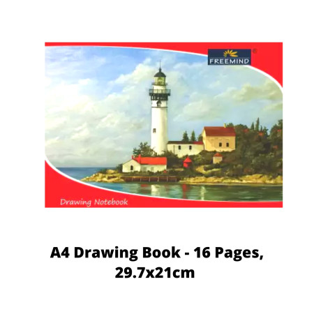 Freemind A4 Drawing Book - 16 Pages, 29.7x21cm (701104)