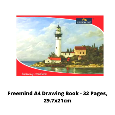 Freemind A4 Drawing Book - 32 Pages, 29.7x21cm (701102)