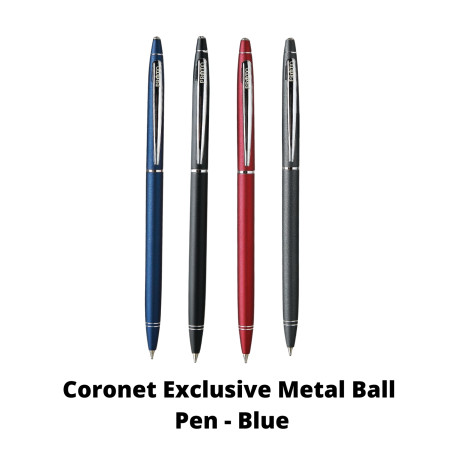 Proto Coronet Exclusive Metal Ball Pen - Blue