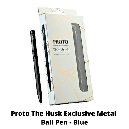Proto The Husk Exclusive Metal Ball Pen - Blue