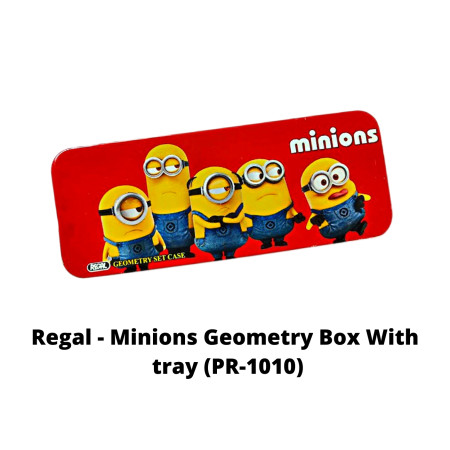 Regal - Metal Minions Geometry Box With tray - Empty (PR-1010)