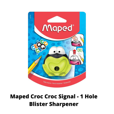 Maped Croc Croc Signal - 1 Hole Blister Sharpener (017710)