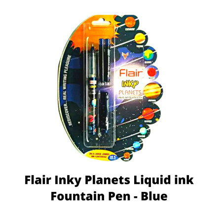 Flair Inky Planets Liquid ink Fountain Pen - Blue