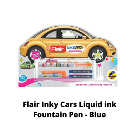 Flair Inky Cars Liquid ink Fountain Pen - Blue
