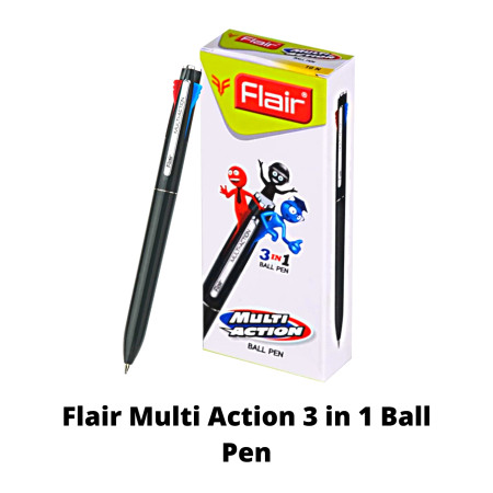Flair Multi Action 3 in 1 Ball Pen - Hanger