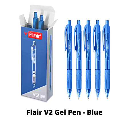 Flair V2 Gel Pen - Blue