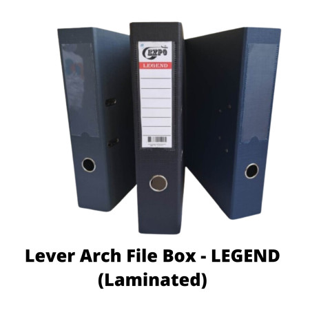 Expo Lever Arch File Box - LEGEND (Laminated)