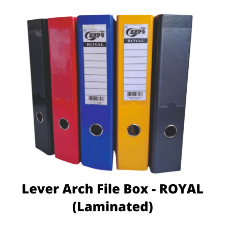 Expo Lever Arch Box File - ROYAL