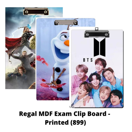 Regal MDF Exam Clip Board - Printed (899)