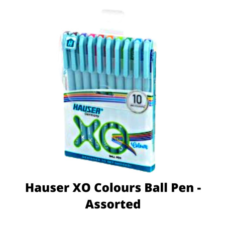 Hauser XO Colours Ball Pen - Assorted