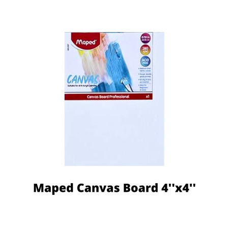 Maped Canvas Board 4''x4'' (831233)